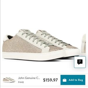 P448 John Genuine Calf Hair Sneaker Womens size 38